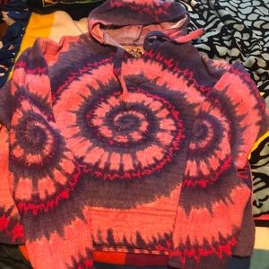 Tie dye Baja hoodie
